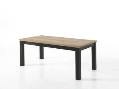 MOUNT- Table avec allonge - 4 pieds massifs 200 cm / 275 cm x 100 cm 