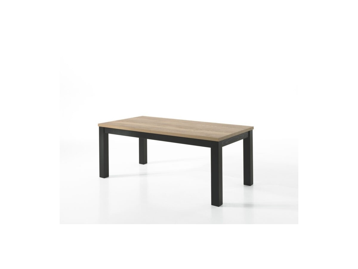 MOUNT- Table avec allonge - 4 pieds massifs 200 cm / 275 cm x 100 cm 