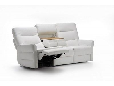 AURIAC - Canapé angle 1 relax, option tétière électrique 