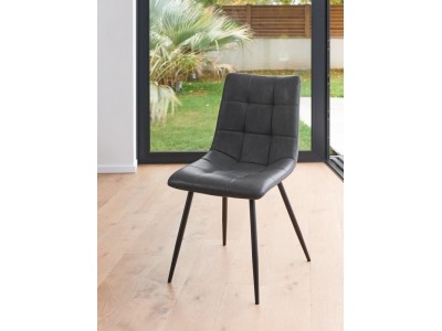 IZA - Chaise textile enduit