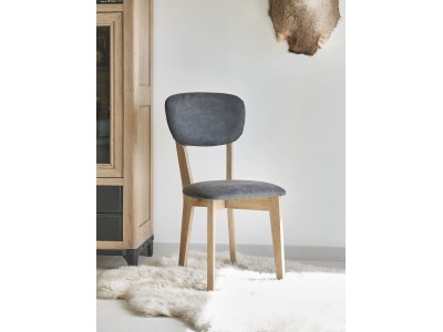 INDUS - Chaise en bois et...