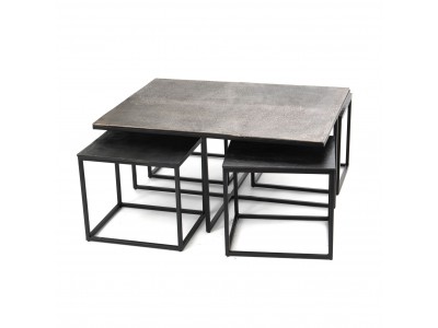 2022 - Set tables basses aluminium 