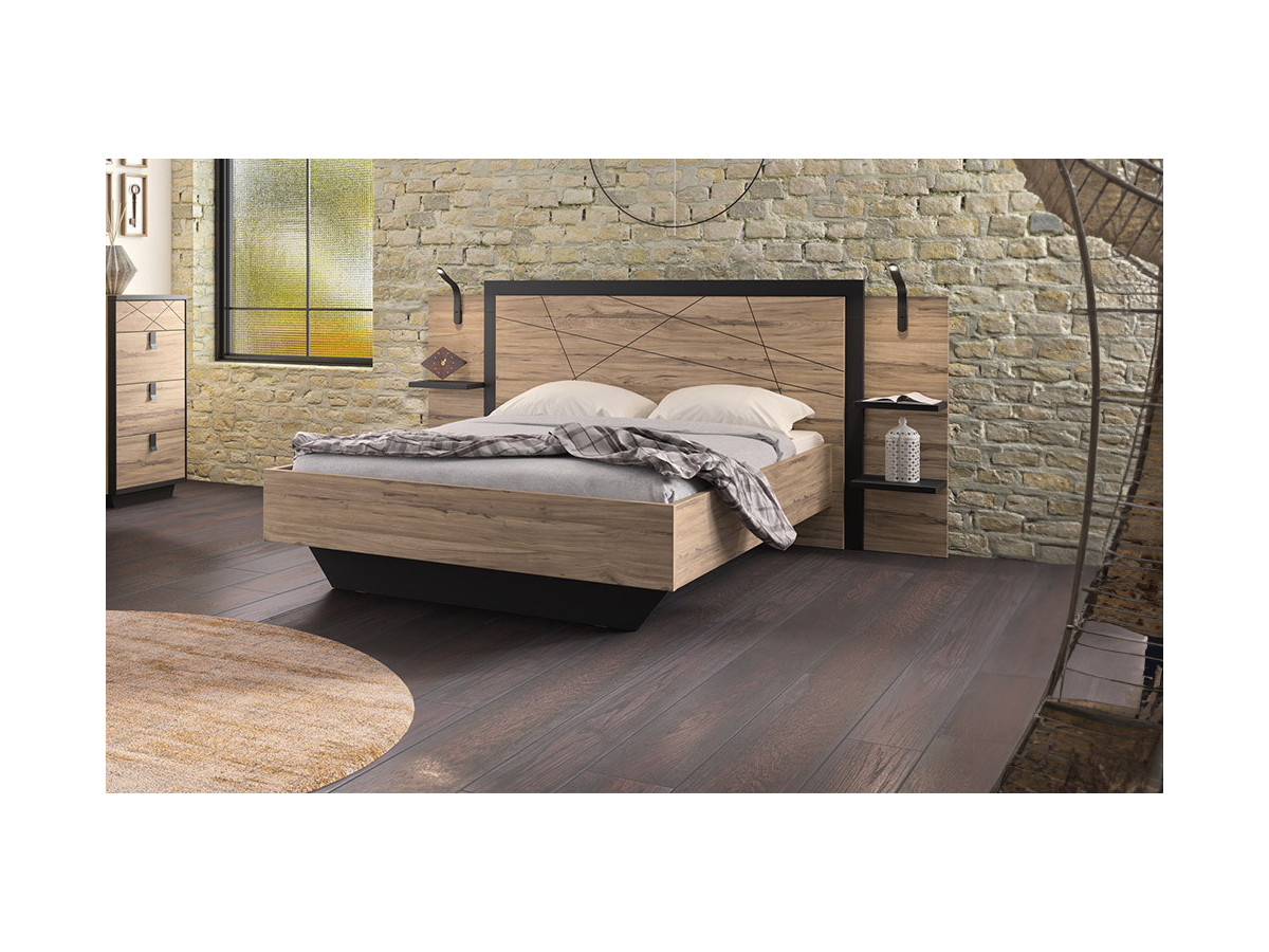 Thalya - Lit pour couchage 140x190 