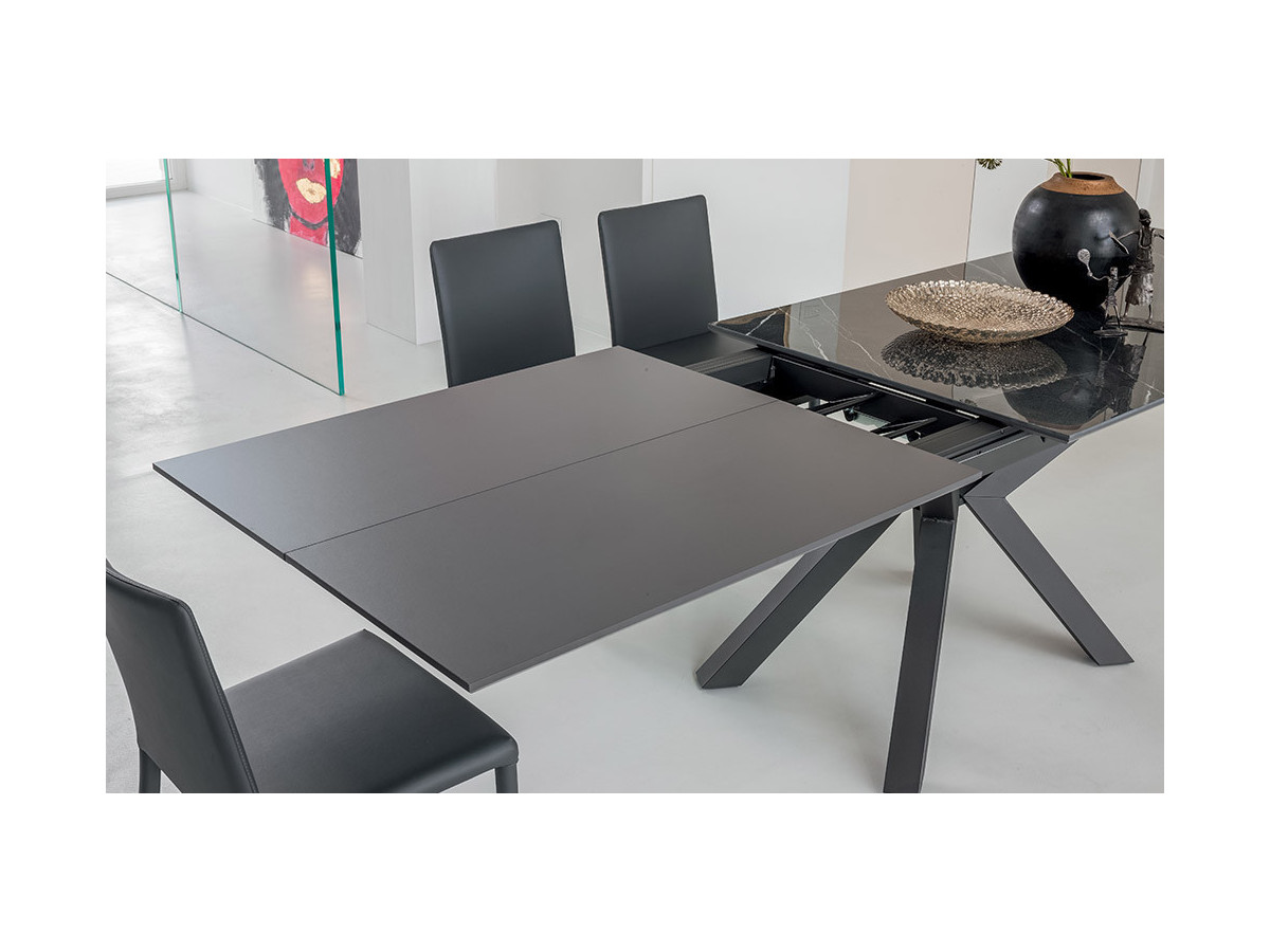Atlas - Table plateau céramique extensible 