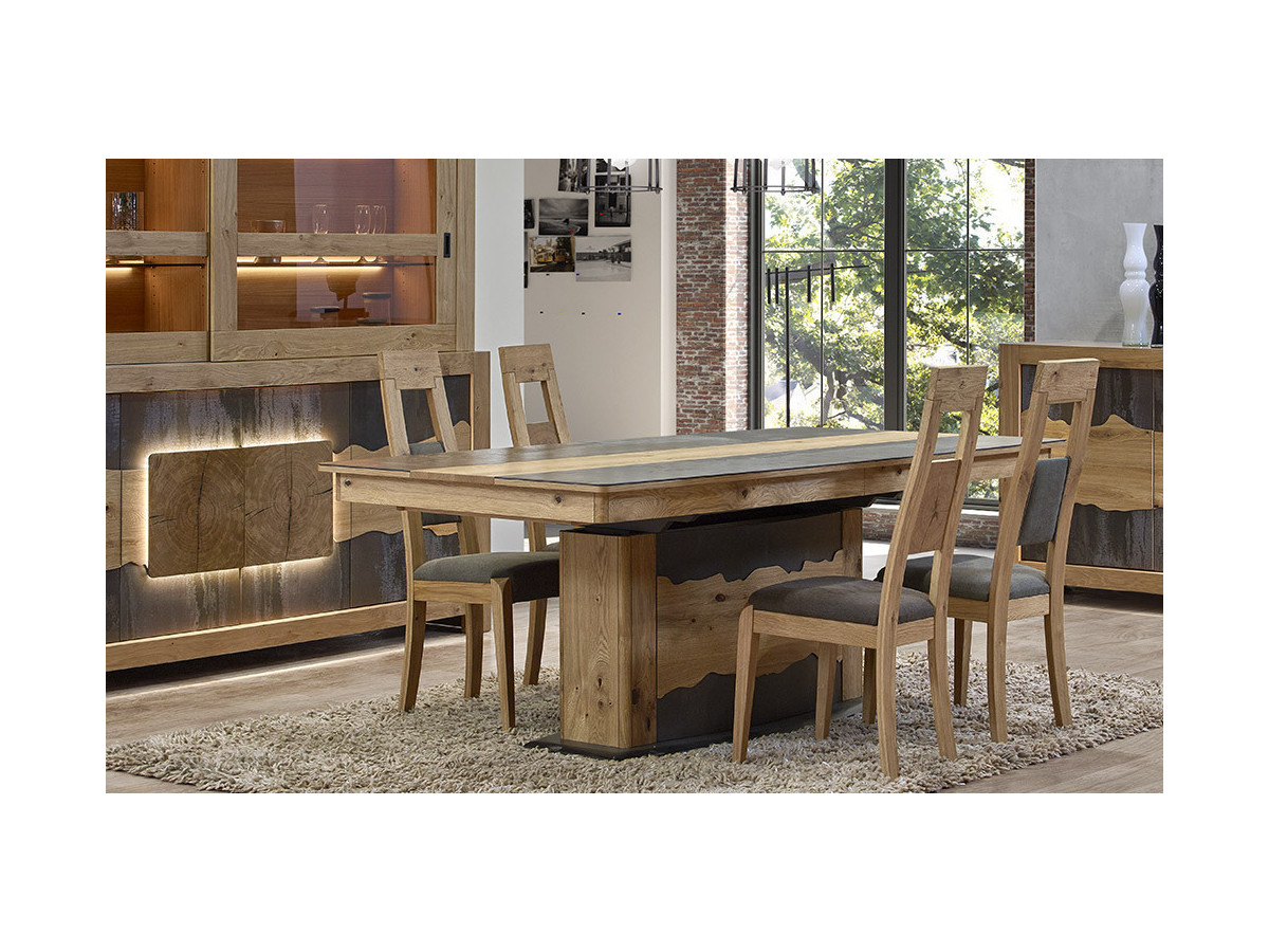 Cidnay - Table de séjour extensible 