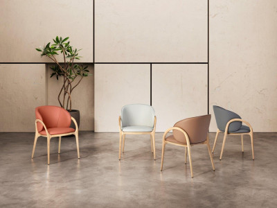 VISION - Chaise pied bois