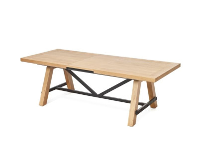 Table en bois extensible