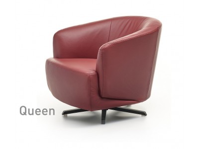 SALSA - Fauteuil tango QUEEN, option pieds étoile 